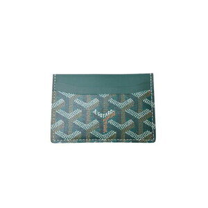 GOYARD Saint Sulpice Card Wallet green leather